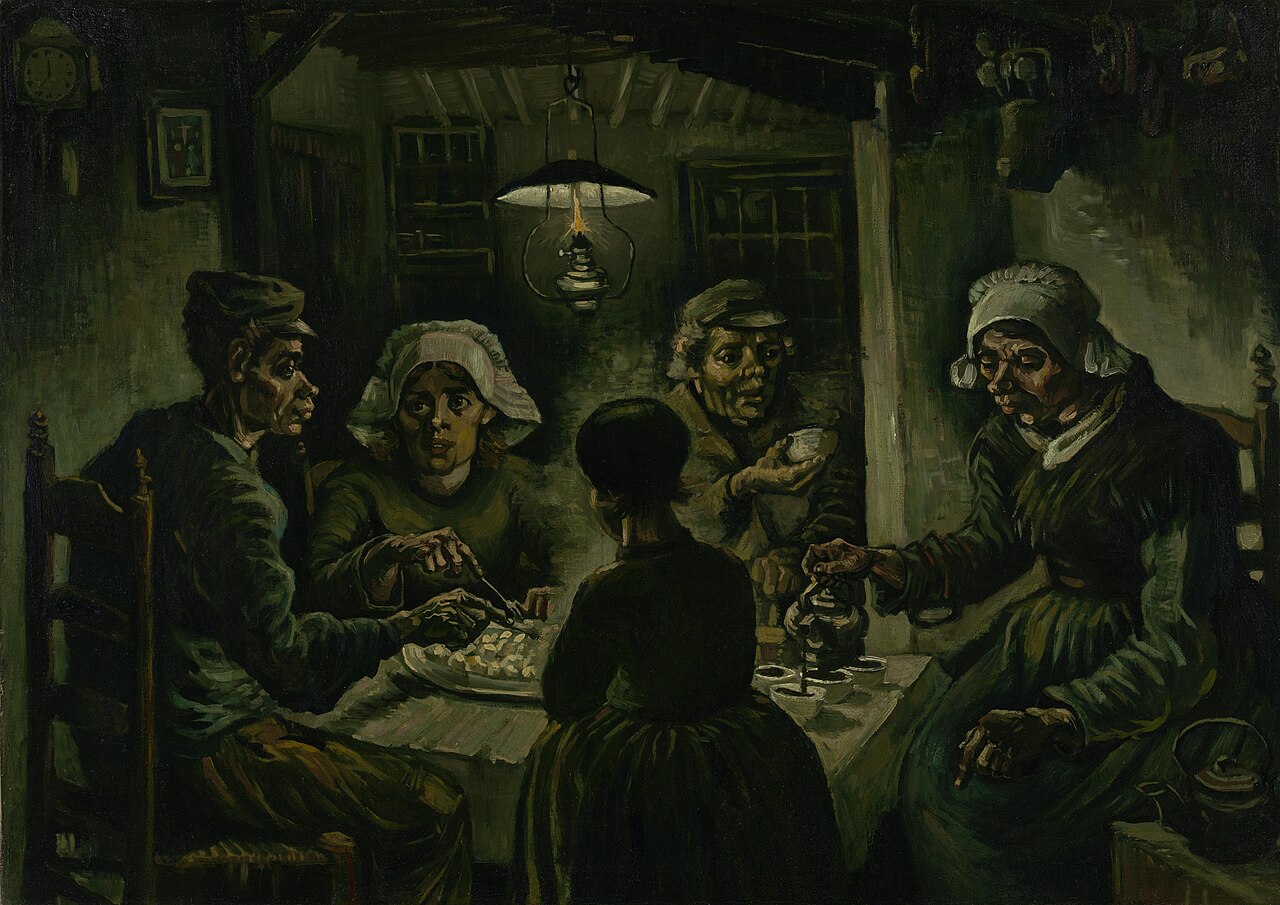 감자 먹는 사람들 — 빈센트 반 고흐, 1885