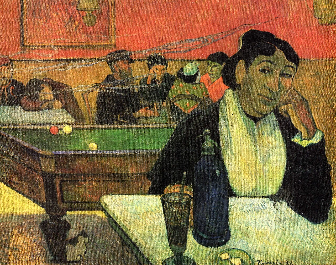 아를의 밤의 카페 — 폴 고갱, 1888